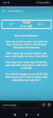 Run Baby Run, Friday, 22 May 2026