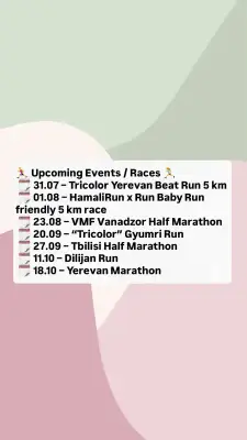 Run Baby Run, Sunday, 12 July 2026